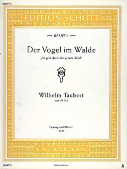 Der Vogel im Walde op. 158/1 Standard