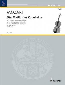 Die Mailänder Quartette Nr. 2 B-Dur Standard