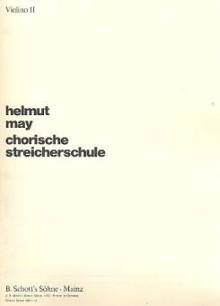 Chorische Streicherschule für den Anfang 