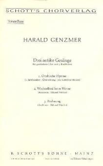 Drei antike Gesänge GeWV 50 Standard