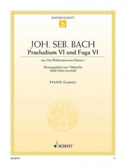 Prelude VI and Fugue VI D Minor BWV 851 Standard