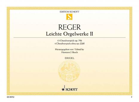 Easy Organ Pieces Op. 79B Vol. 2 Standard