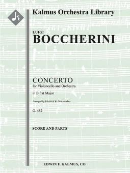 Concerto for Cello in B flat, G. 482 