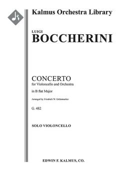 Concerto for Cello in B flat, G. 482 