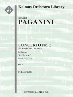 Concerto for Violin No. 2 in B minor op. 7: 'La Clochette' (La Campanella) 