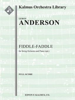 Fiddle-Faddle for Strings with Piano (opt.) 