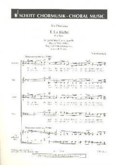 Six Chansons Nr. 1: La Biche Standard