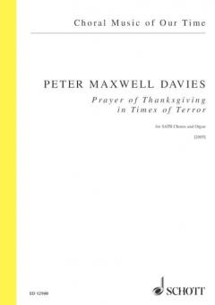 Prayer of Thanksgiving in Times of Terror op. 266 Standard