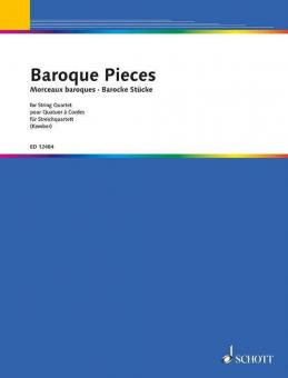 Baroque Pieces for String Quartet Standard