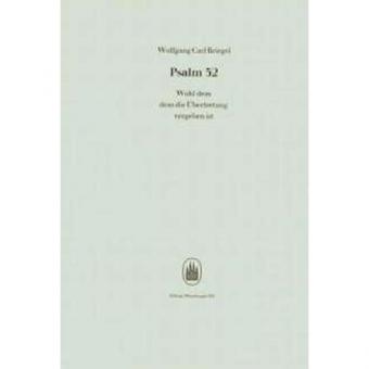 Wohl dem, dem die Übertretung vergeben ist (Psalm 32) 