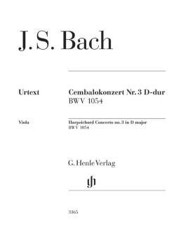 Concerto per clavicembalo no. 3 in Re maggiore BWV 1054 