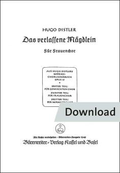 Das verlassene Mägdlein (Früh, wann die Hähne krähn) 