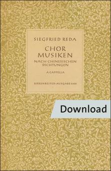 Chormusiken nach chinesischen Dichtungen (1947) 