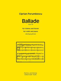 Ballade op. 29 