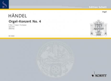 Organ Concerto No. 4 F Major Op. 4/4 HWV 292 Standard