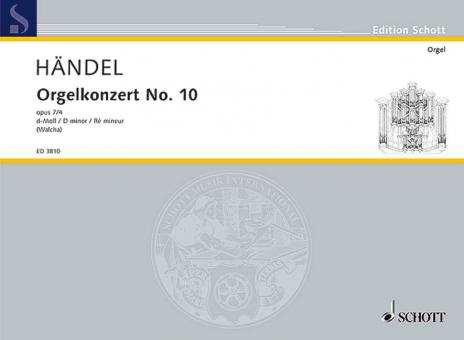 Organ Concerto No. 10 D Minor Op. 7/4 HWV 309 Standard