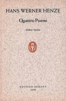 Quattro Poemi 