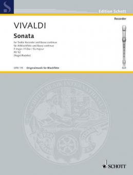 Sonata in F Major RV 52 Standard