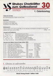 1. Osterfeiertag 