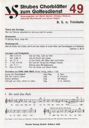 8. Sonntag nach Trinitatis 