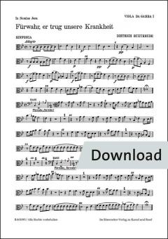 Fürwahr, er trug unsere Krankheit BuxWV 31 Download