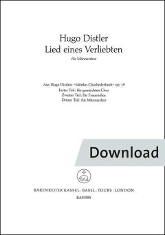 Lied eines Verliebten (In aller Früh, ach lang vor Tag) 