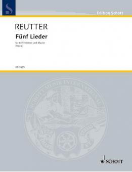Fünf Lieder op. 58 Standard