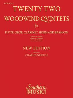 22 Woodwind Quintets (New Edition) 
