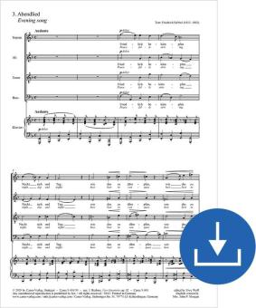 Canzone della sera op. 92,3 Download
