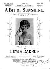 A Bit Of Sunshine 