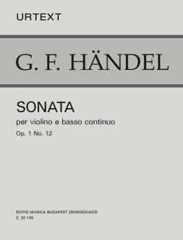 Sonata op. 1, No. 12 