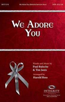 We Adore You - Bass Clarinet (Sub. Cello) 