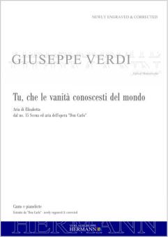 Don Carlo - Tu, che le vanità conosciute del mondo (dal n. 15) 