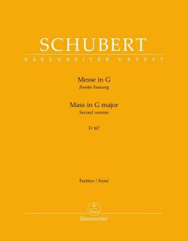 Messa in sol maggiore D 167 Standard