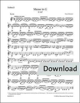 Messa in sol maggiore D 167 Download