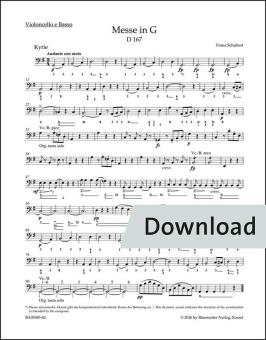 Messa in sol maggiore D 167 Download
