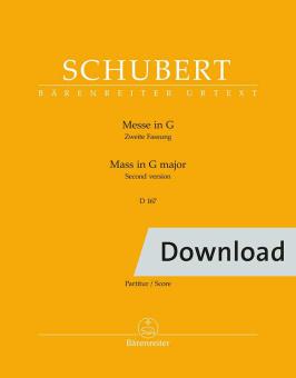 Messa in sol maggiore D 167 Download