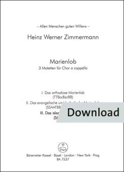 Das islamische Marienlob 