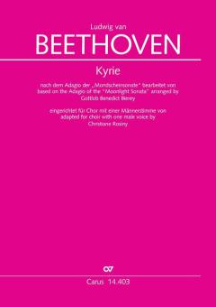 Kyrie based on the Adagio of the "Moonlight Sonata" (arr. Gottlob Benedict Bierey) Standard