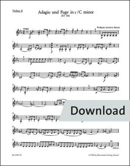Adagio und Fuge c-Moll KV 546 Download