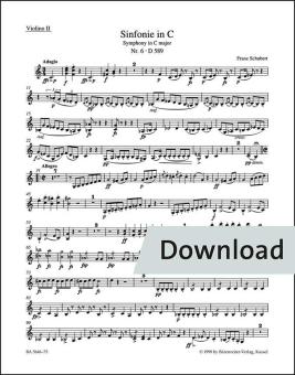 Sinfonie Nr. 6 C-Dur D 589 Download