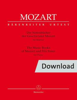 Die Notenbücher der Geschwister Mozart für Klavier Download