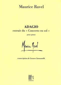 Adagio, Extrait Du concerto En Sol Transcription 