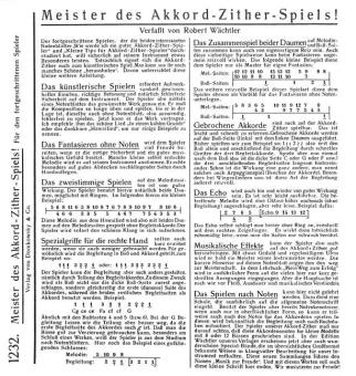 Meister des Akkordzitherspiels 