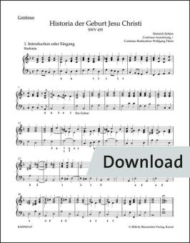 Historia der Geburt Jesu Christi SWV 435 