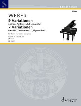 9 Variazioni sull'Air Russe "Beautiful Minka", op. 40 WeV R. 10 - 7 Variazioni su un "Tema russo"/"Canzone zingara", op. 55 WeV R. 11 Standard