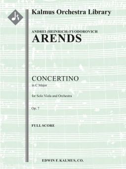 Concertino in C op. 7 
