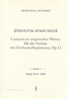 Konzert in ungarischer Weise d-Moll op. 11 