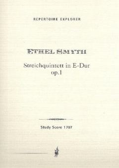 Quintett E-Dur op. 1 