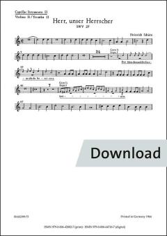 Herr, unser Herrscher SWV 27 Download